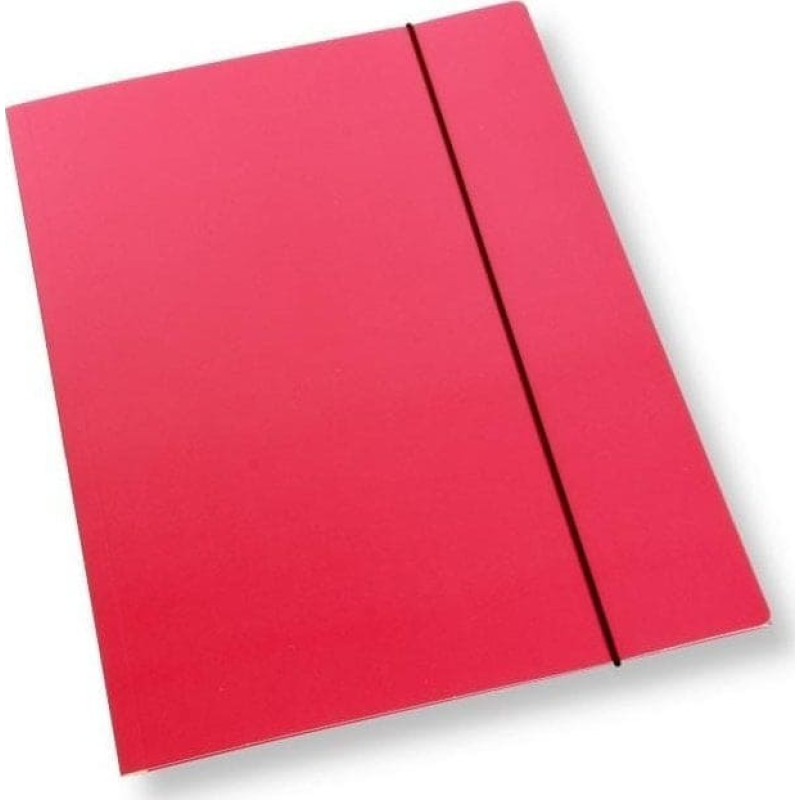 Office Products Teczka A4 z gumką lakier różowa 350gsm (10szt)