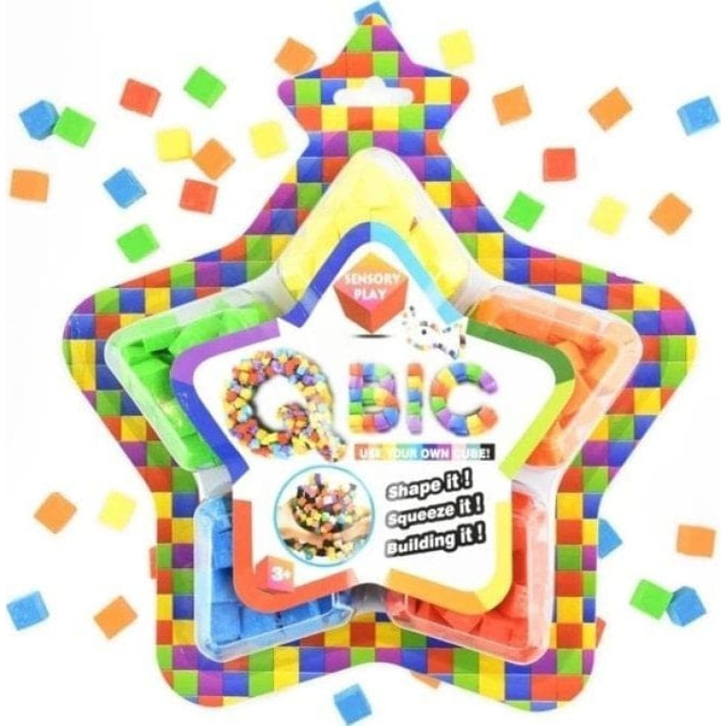 Skleplolki QBIC klocki sensoryczne piankowe kostki