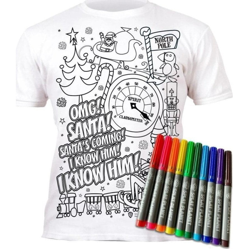 Planet Koszulka do wielokrotnego kolorowania Elfy 5-6