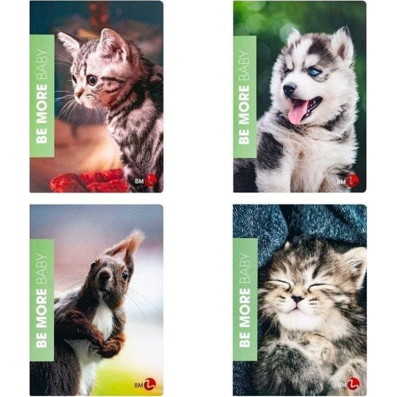 Koh I Noor Zeszyt A4/36K kratka Be More Baby (10szt)