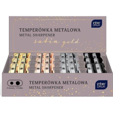 Interdruk Temperówka podwójna metal Satin Gold (24szt)