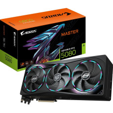 Gigabyte Karta graficzna Gigabyte AORUS GeForce RTX 5080 Master 16GB GDDR7 (GV-N5080AORUS M-16GD)