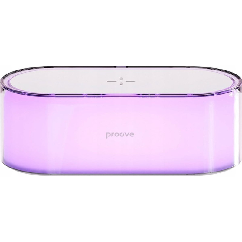 Proove Lampka nocna Multicolor Glow LED  RGB 1200mAh 5W z ład. indukcyją 15W biały/white