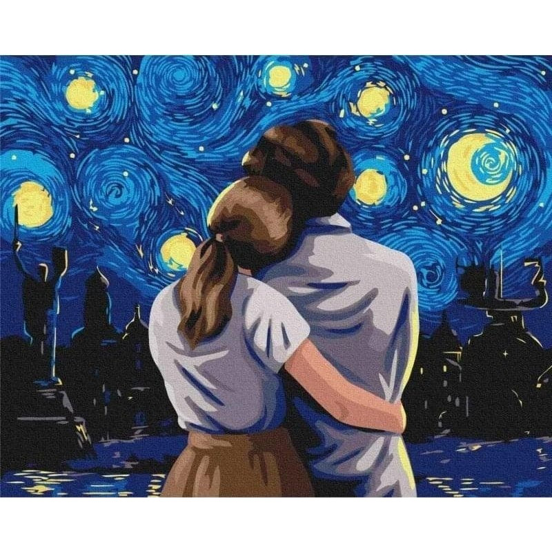 Twoje Hobby Malowanie po numerach - Wieczór pod gwiazd. 40x50