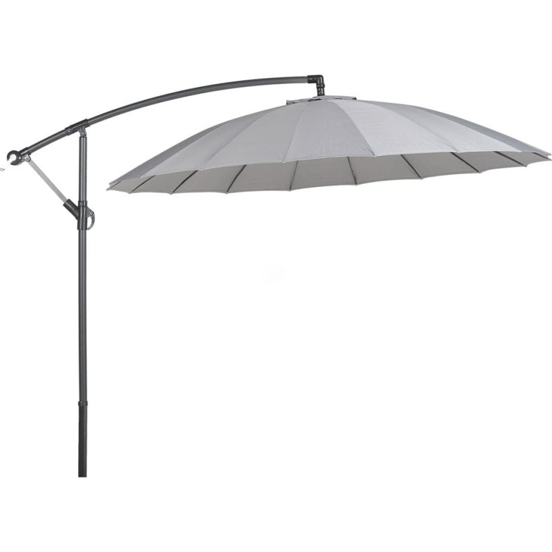 Beliani Parasol ogrodowy Calabria II ciemnoszary 268 cm