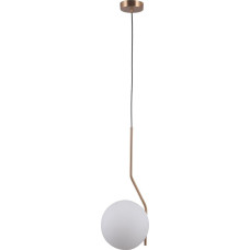 Italux Lampa wisząca Italux Lampa wisząca biała do jadalni Italux Carimi PND-3300-1-HBR