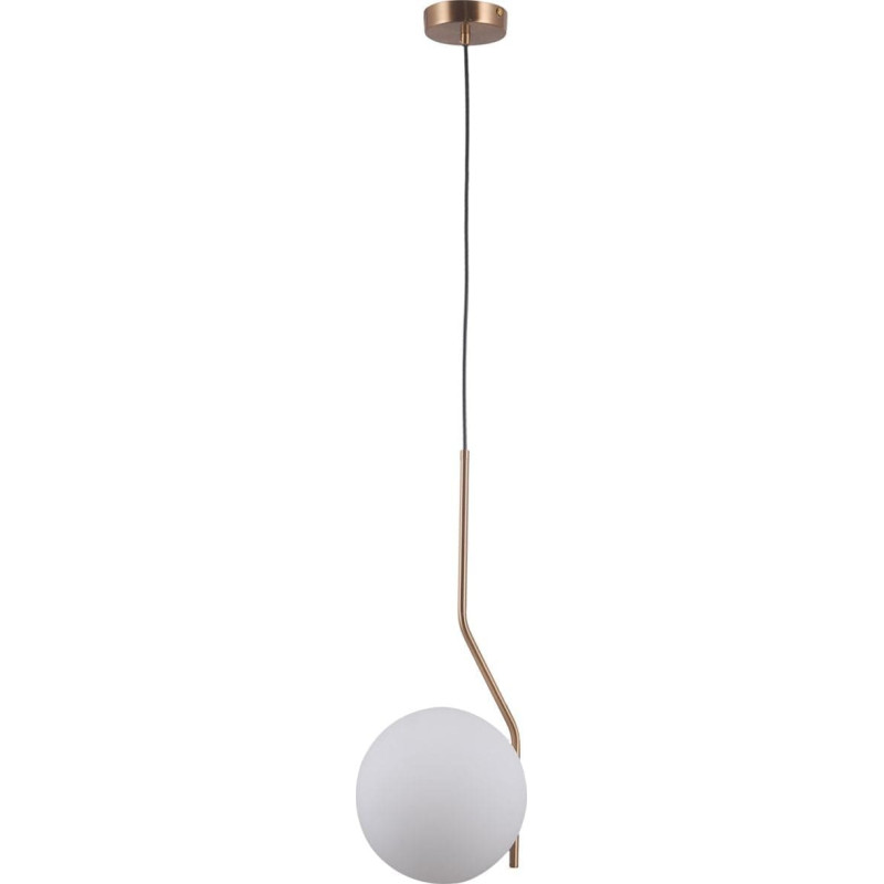Italux Lampa wisząca Italux Lampa wisząca biała do jadalni Italux Carimi PND-3300-1-HBR