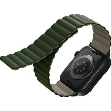 Uniq UNIQ pasek Revix Apple Watch Series 4/5/6/7/SE 44/45mm. Reversible Magnetic zielony-ciemnoszary/green-taupe