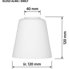 Activejet Lampa wisząca Activejet AJE-ALMA 3P E27 3x40W