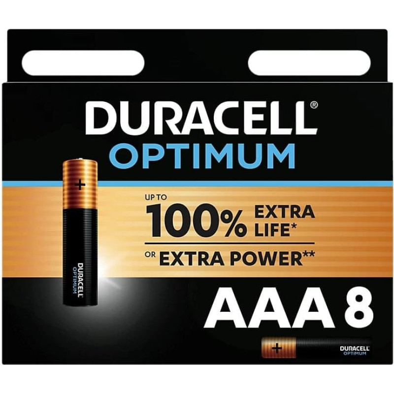 Duracell 5000394137714, Single-use battery, AAA, 8 pc(s), Multicolour