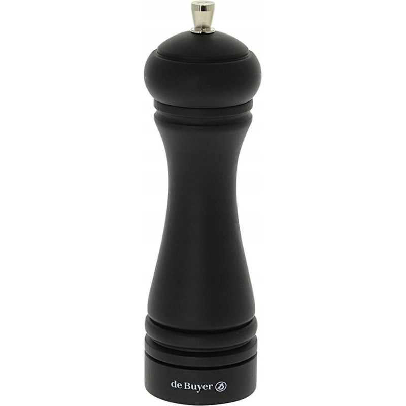 De Buyer JAVA Młynek do soli 18 cm czarny matowy
