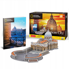 Cubicfun CUBIC FUN PUZZLE 3D NATIONAL GEOGRAPHIC BAZYLIKA ŚW. PIOTRA