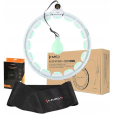 HMS ZESTAW HULA HOP HHW06 GREEN Z PIŁKĄ GRAWITACYJNĄ I LICZNIKIEM HMS + PAS BR163 BLACK