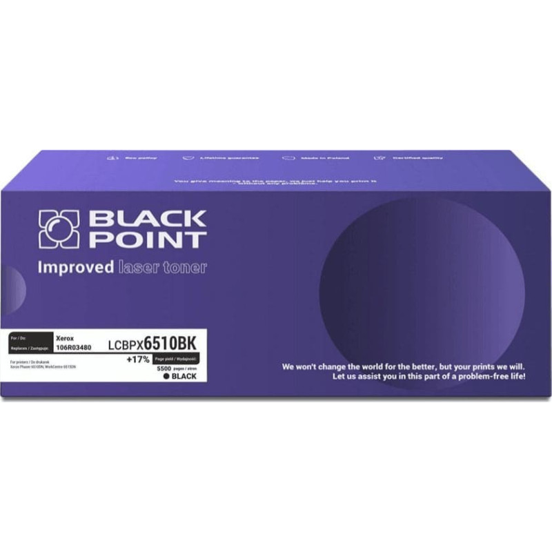 Black Point Toner Black Point BLACK POINT LCBPX6510BK zamiennik XEROX 106R03488 (black)