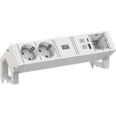 Bachmann BACHMANN DESK2 biały 2xCEE7/3 1xCM 1xUSB A/C 22W 0.2m GST18
