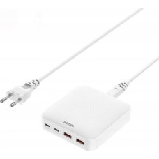 Remax ŁAD SIEC PODRÓŻNA REMAX DONGFENG 65W RP-U183 GaN PD QC 2xUSB-C/2xUSB WHITE