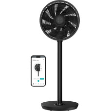Duux Fan | Whisper Flex 2 | Stand Fan | Black | Diameter 34 cm | Number of speeds 30 | Oscillation | 2-21.5 W | Yes