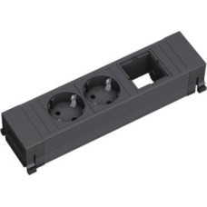 Bachmann BACHMANN POWER FRAME 2xCEE7/3 1xCM, profil z tworzywa sztucznego 0,2 m GST18