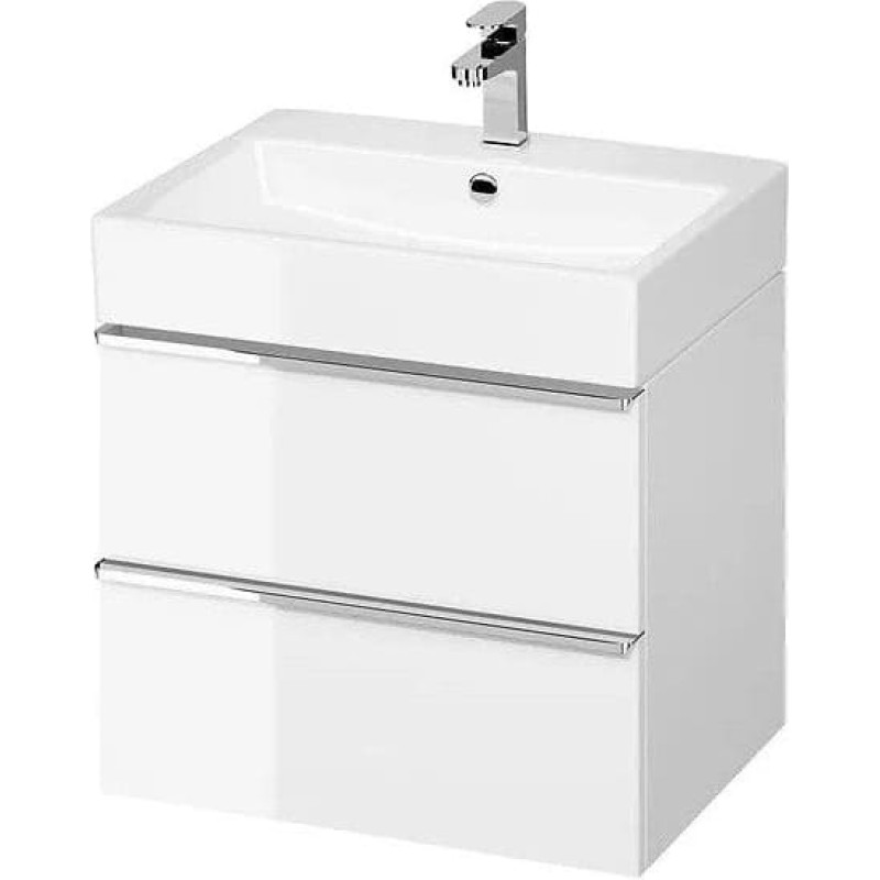 Cersanit S522-017 SZAFKA POD VIRGO 60 BIAŁA UCHW.CHROM ZMONT. // CER.VIRGO-60-BIAŁA-UCH-CH