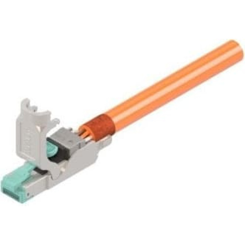 Easylan fixLink Stecker RJ45 ekranowany, Kat.6A (ISO/IEC) srebrny