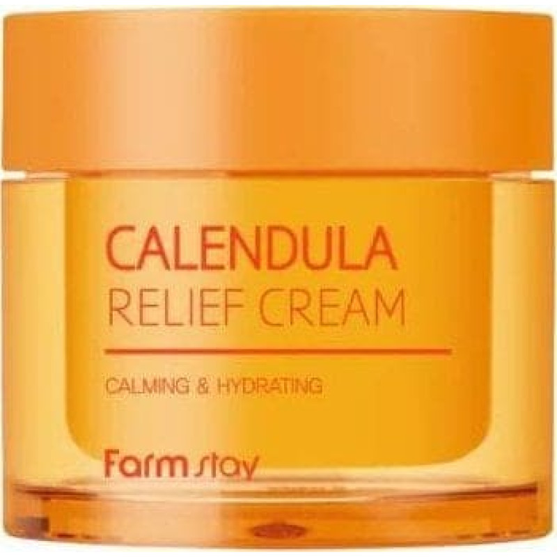 Farmstay Calendula Relief Cream łagodzący krem do twarzy 80ml