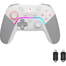 A4Tech Bloody GPW70, gamepad, RGB, Dual mode 2,4G+USB, bílá