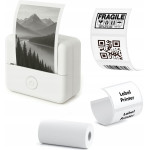 Loveinstant Drukarka Termiczna Bluetooth Do Zdjęć Naklejek Notatek Etykiet Aplikacja Ai / X6 / Biały