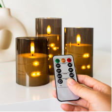Eurofirany OlsenHome - LED Lys I Glas - 3 Pak