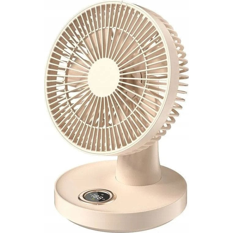 Noname Wentylator / wiatrak biurkowy LLD-F77 beżowy