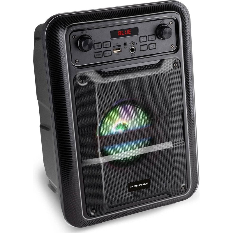 Dunlop głośnik mobilny Bluetooth D220 Radio FM 9W Czarny