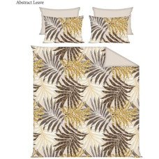 Domoletti BED COV SET Abstract Leave COTT 200x220