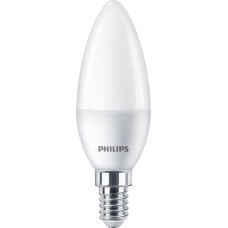 Philips LED classic Lampe 40W E14 Kerze Warmw 470lm matt 6er P