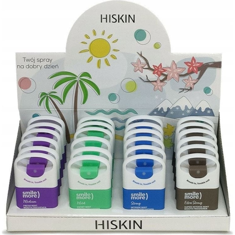 Hiskin Zestaw odświeżacze do ust mix 24 szt