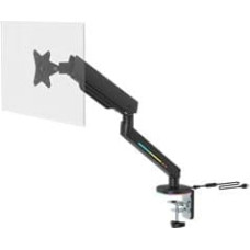 Silverstone Deltaco Single RGB Monitorhalterung ,,Pro'' 17″-32″ schwarz