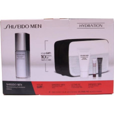 Shiseido Gift Set Shiseido: Men, Moisturizing, Emulsion, For Face, 100 ml + Men, Cleansing, Cleansing Foam, 30 ml + Ultimune, Antioxidants, Hydrating & Repairing, Day & Night, Serum, For Face & Neck, 5 ml + Men, Toiletry, GWP Textile Pouch + Men, Anti-Age