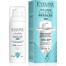 Eveline Hyaluron Super Needles 100 Mezo-booster nawilżająco rozświetlający 50 ml