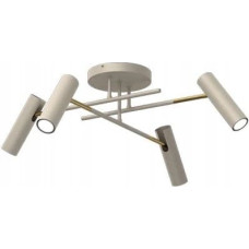 Luminex Axion 278 plafon lampa sufitowa 4x8W GU10 beżowy/złoty