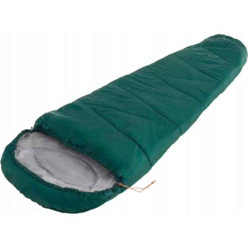 Outwell Starling Mummy Green 8°C Left-Zipper Sleeping Bag for Backpacking, Green | Outwell