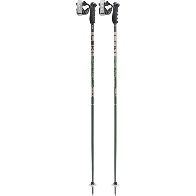 Leki KIJE DETECT S olive/yellow 125