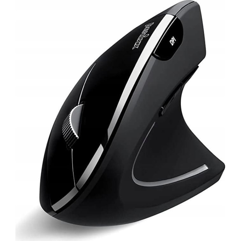 Perixx PERIMICE-813, ergonomische Multi-Device Maus, schnurlos, schwarz