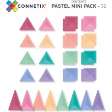 Plus Plus CONNETIX Pastel Mini Pack 32 el klocki magnetyczne 3+