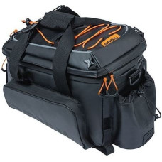 Basil Torba na bagażnik BASIL MILES TARPAULIN TRUNKBAG XL PRO 9-36L, 100% wodoodporna black orange (bez płytki mocującej) (NEW 2024)