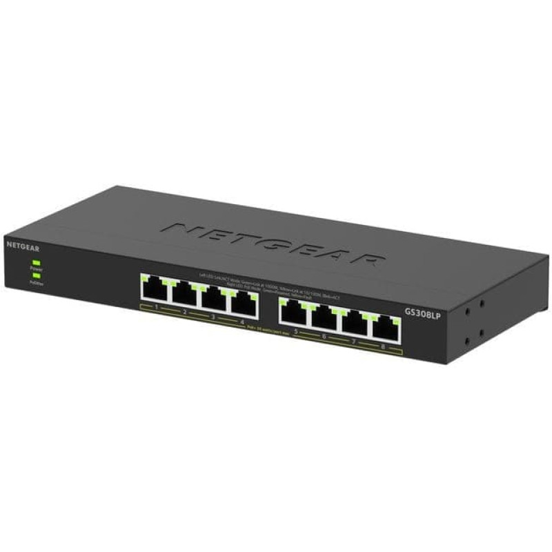 Netgear Switch 8 port PoE Gigabit Unmanaged GS308LP