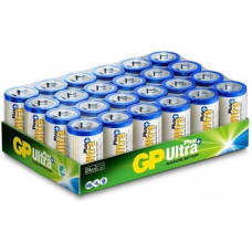 GP Batteries Ultra Plus Alkaline 14AUP/LR14, Single-use battery, LR14, Alkaline, 1.5 V, 24 pc(s), Multicolour