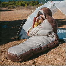Naturehike Śpiwór Snowbird Duck Down 700 L CNK2550WS014 Smoky Brown Naturehike