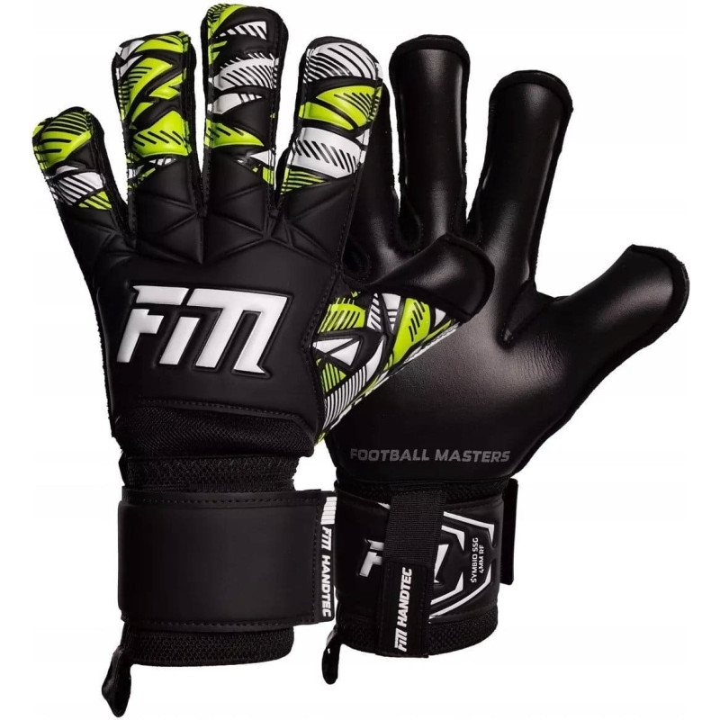 Football Masters Rękawice bramkarskie FM Invictus X Training GREEN r. 9 czarno-zielone