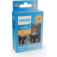 Philips Żarówka LED (Karton 2szt.) LED 12/24V 3,3/2,7/1,5/0,9W W3X16Q bez homologacji drogowej Ultinon Pro7000 SI