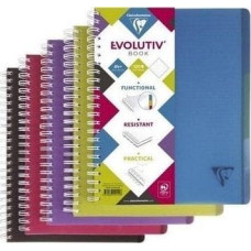 Clairefontaine Kołonotatnik A4+/120K linia PP Evolutiv mix (5szt)