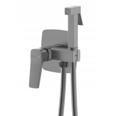 KFA 4529-512-61 / KFA / MALAGA /  BATERIA BIDETOWA , PODTYNKOWA!, ŚCIENNA , PVD GUN METAL GREY /