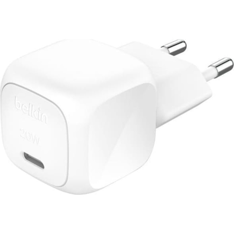 Belkin BOOST Charge USB-C 20W PD Ladegerät PPS weiß    WCA009kqWH